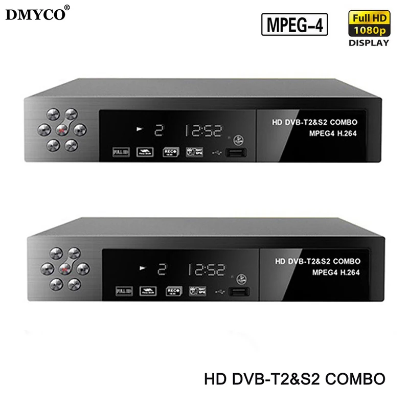 Цифровой эфирный спутниковый ТВ комбинированный приемник DVB T2 & S2 HD 1080 P dvb