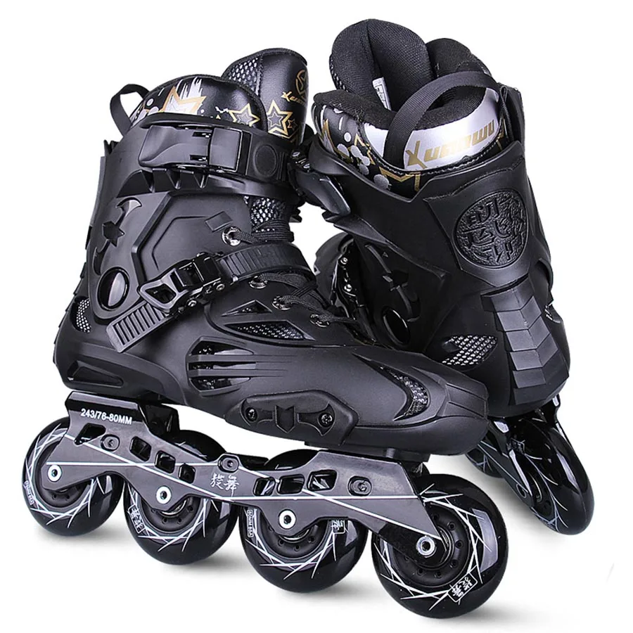 Japy تزلج مضمنة تزلج سباق التعرج الكبار الأسطوانة أحذية التزلج حذاء تزلج بعجلات المهنية Patines لوول شحن التزلج الرجال النساء