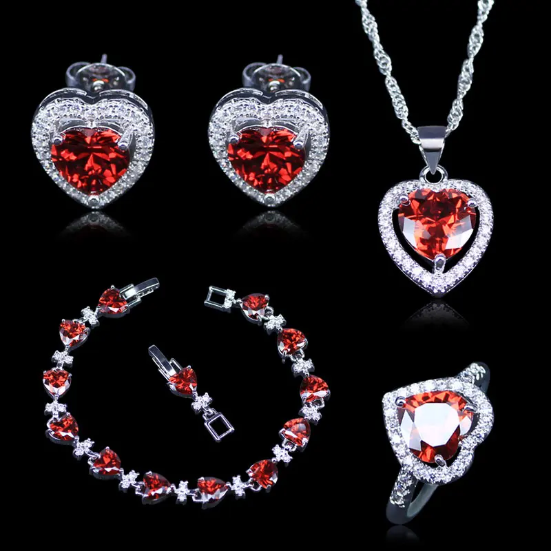 Женский ювелирный комплект из браслета серёг и кольца|colorful jewelry sets|jewelry sets for