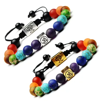 Bracelet Sept Chakras En Arbre De Vie