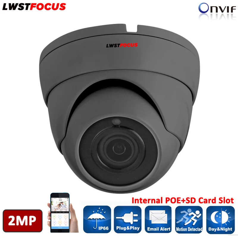 

LWSTFOCUS 1080P Full HD 2MP Multi-language Multi-Function CCTV Camera POE IPC ONVIF 2MP IP Camera P2P ONVIF SONY IMX323+HI3516C