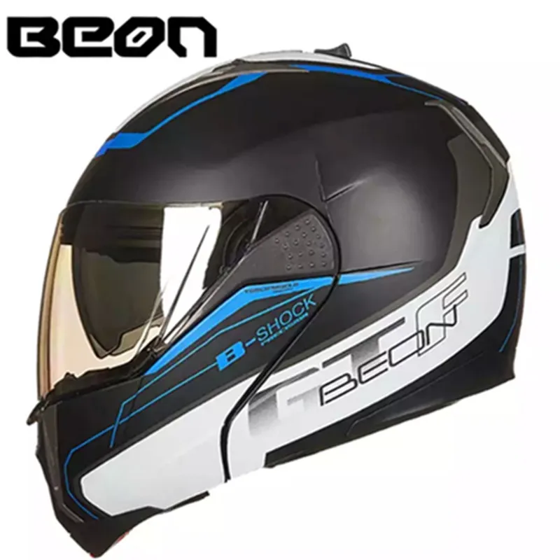 

100% Original BEON Motorcycle helmet Flip Up Dual Visor Racing Moto Helmets Motorbike riding speed helmet