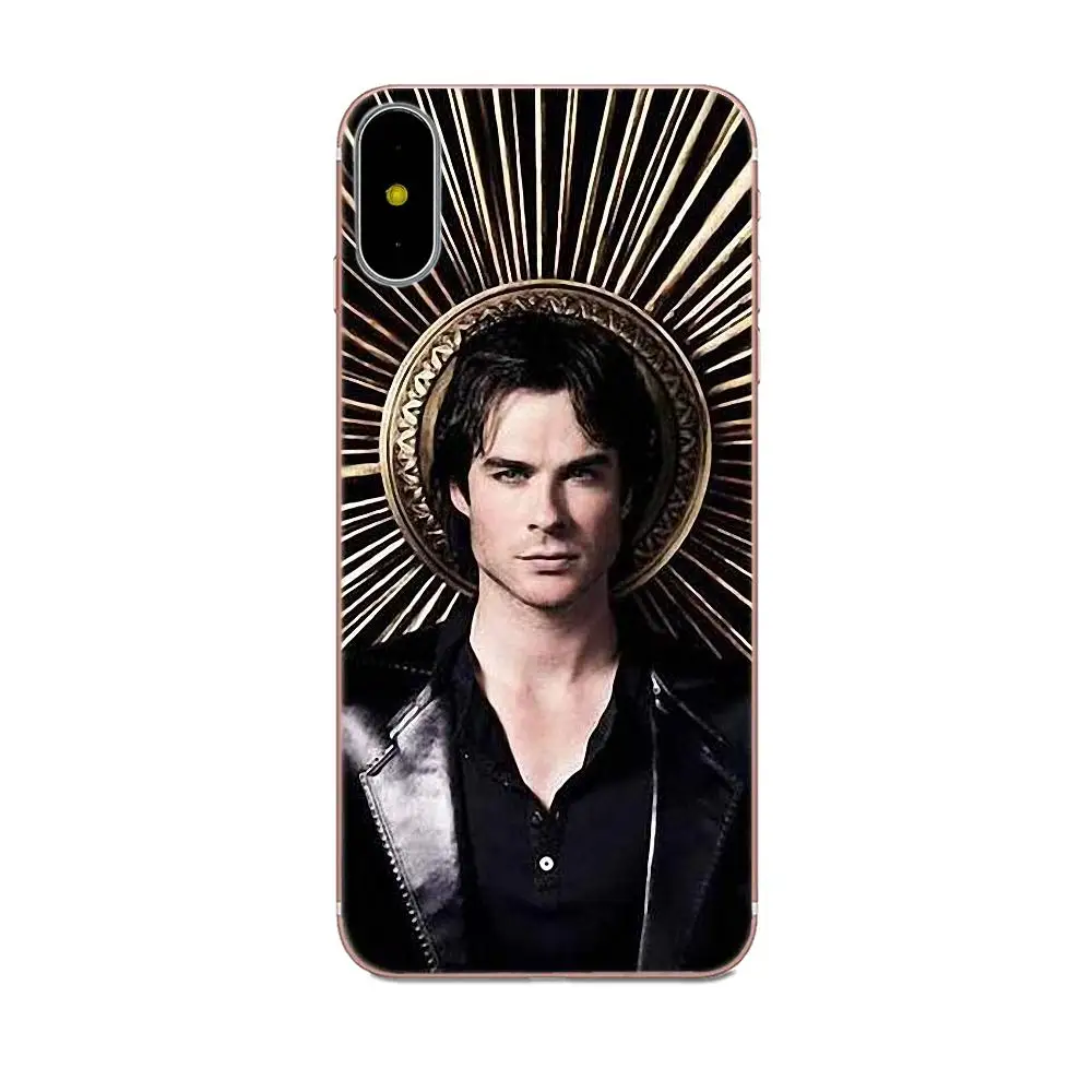 Дневники вампира Деймон Ян Сомерхолдер для Galaxy A3 A5 A7 On5 On7 2015 2016 2017 Grand Alpha G850 Core2 Prime