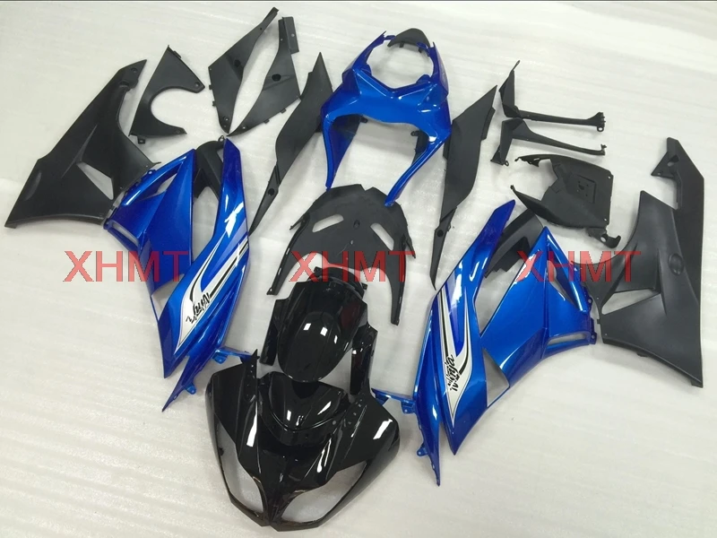 Для Zx6r 2009-2012 Набор для всего тела для Kawasaki Zx6r 2009 наборы для тела Kawasaki Zx6r 2012 черно-голубые обтекатели