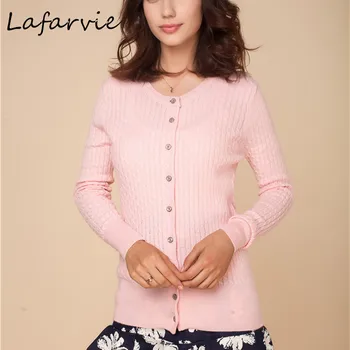

Lafarvie Spring & Winter Womens Casual Sweater Coat Cashmere Knitted Button Cardigan SizeS M L XL XXXL Shirt Outwear Cardigans
