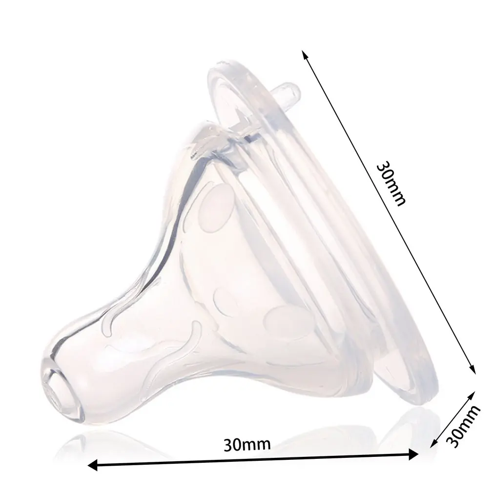 Детские соски с широким круглым отверстием, Перистальтические соски BPA бесплатно мягкие Медицинские силиконовые молочные соски для кормления ребенка S/M/L
