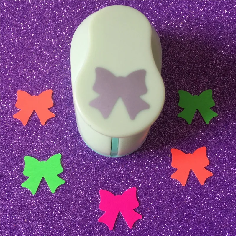 2 2.5CM Bow Shape EVA foam punch tie paper hole punch for greeting card