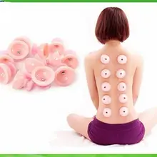 Силиконовые баночки для массажа, набор вакуумная терапия, антицеллюлитная, облегчающая головную боль, головокружение и боль в животе, 200 шт./партия