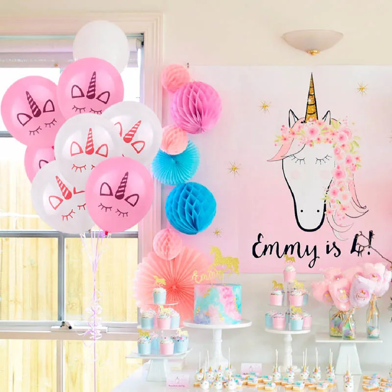 FENGRISE-20pcs-lot-Pink-Unicorn-Balloon-Unicorn-Party-Decoration-Kids-Happy-Birthday-Unicorn-Party-Favors-Unicorn (1)