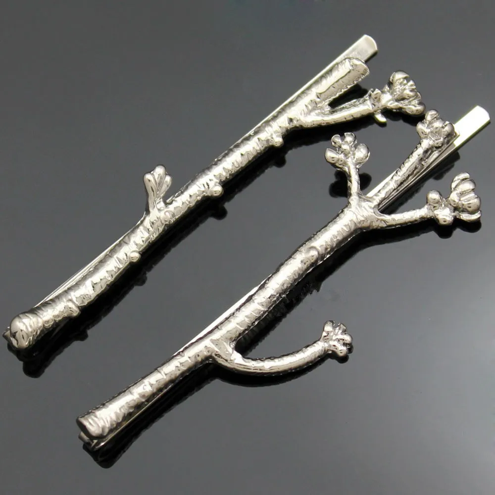 3 unids/set de joyería de moda de ramas de árbol horquillas Clips de pelo para las mujeres pinzas de pelo 4H3010 3 unids/set de joyería de moda de ramas de árbol horquillas Clips de pelo para las mujeres pinzas de pelo 4H3010