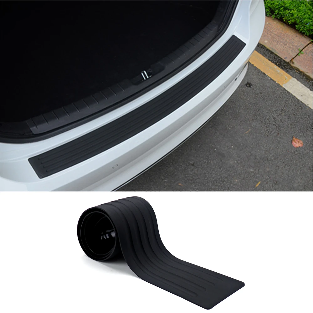 

104cm Universal Car Trunk Rear Bumper Protection Cover Strip Scratch Plat For Kia Forte Ceed Cerato RIO Optima Sportage Soul