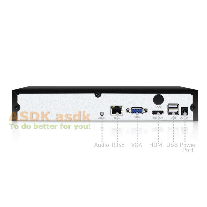 H.265 4/8 канальный HD NVR 4/8 CH CCTV 5MP Сетевой Видео Регистраторы HDMI для IP Камера P2P облако Системы