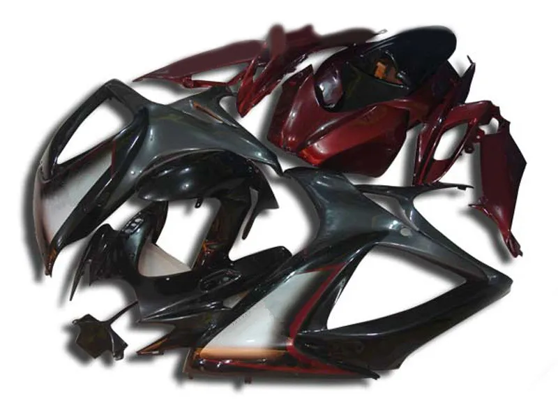 

Motorcycle Fairing kit for SUZUKI GSXR600 750 K6 06 07 GSXR 600 GSXR750 2006 2007 ABS Plaastic red black Fairings set+gifts SB13