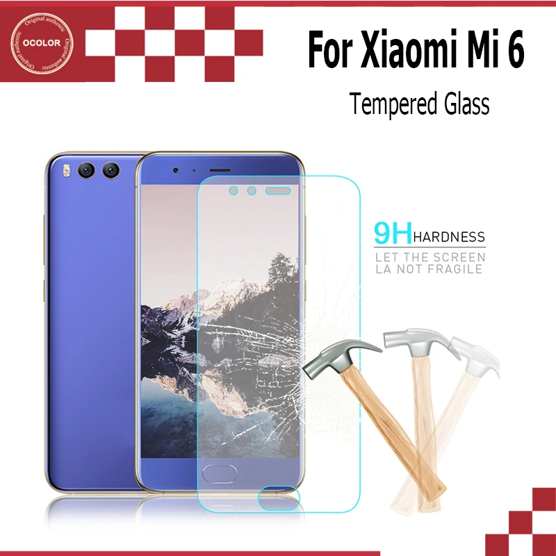 

ocolor For XiaoMi Mi 6 Mi6 Matte Tempered Glass Film Ultra-Thin Front Glass Screen Protector For XiaoMi Mi 6 Phone Accessories