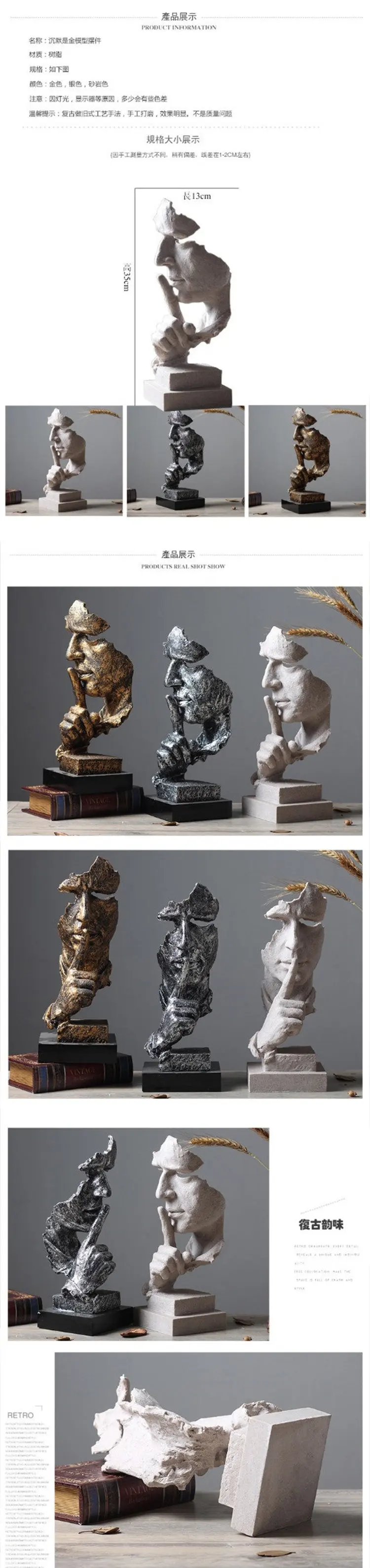 Смола абстрактные фигурки Маки Ремесла декоративные скульптуры человеческая модель лицо с ручной домашний декор литые головы фигурки лучшие подарки