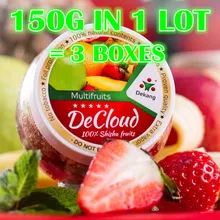 150G en TOTAL en 1 lote DECLOUD no SHISHA tabaco de fruta sabor para SHISHA HOOKAH buen gusto
