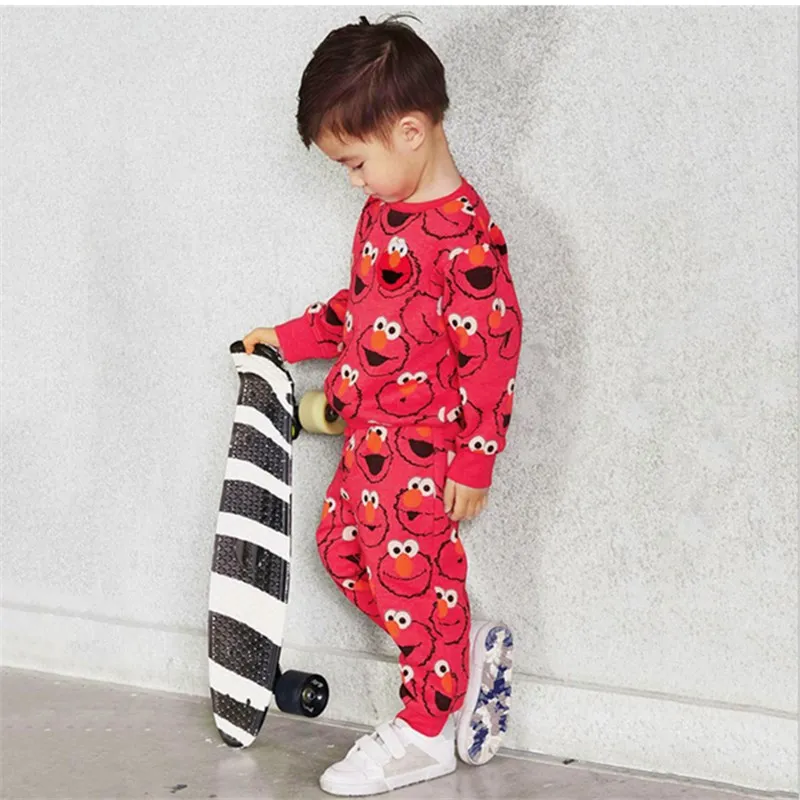 Conjuntos de Roupas Ternos do Esporte para Meninos Jumping Metros Boutique Bebê Meninos Outono Inverno Menino Conjunto Camisola Camisa Calças 2 Peças Crianças 2 Cheap Conjuntos de roupas