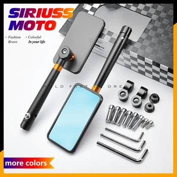 

CNC Motorcycle Mirrors Moto Side Rearview Mirrors Case for Yamaha R1 R3 R6 R125 FZ6 FZ1 FAZER XV 950 MT07 MT09 MT03 TMAX