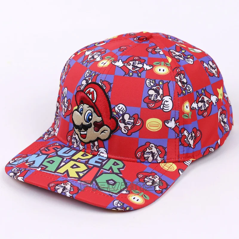 Мода супер Марио Брос snapback шапки мужские шляпы бейсболки snapbacks унисекс хип-хоп Мода супер Марио Брос snapback шапки мужские шляпы бейсболки snapbacks унисекс хип-хоп