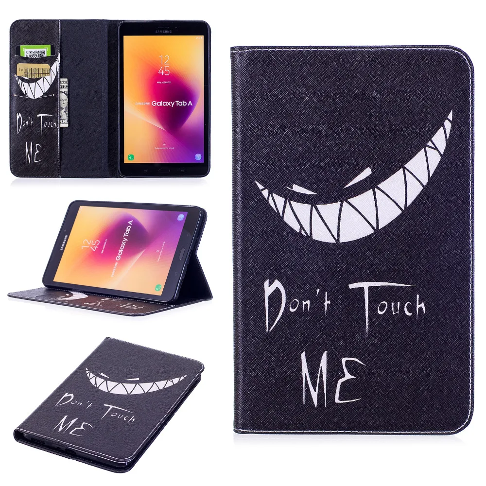 Чехол книжка для Samsung Galaxy Tab A 8 0 2017 дюйма T380 T385 искусственная кожа|for samsung galaxy tab|tablet