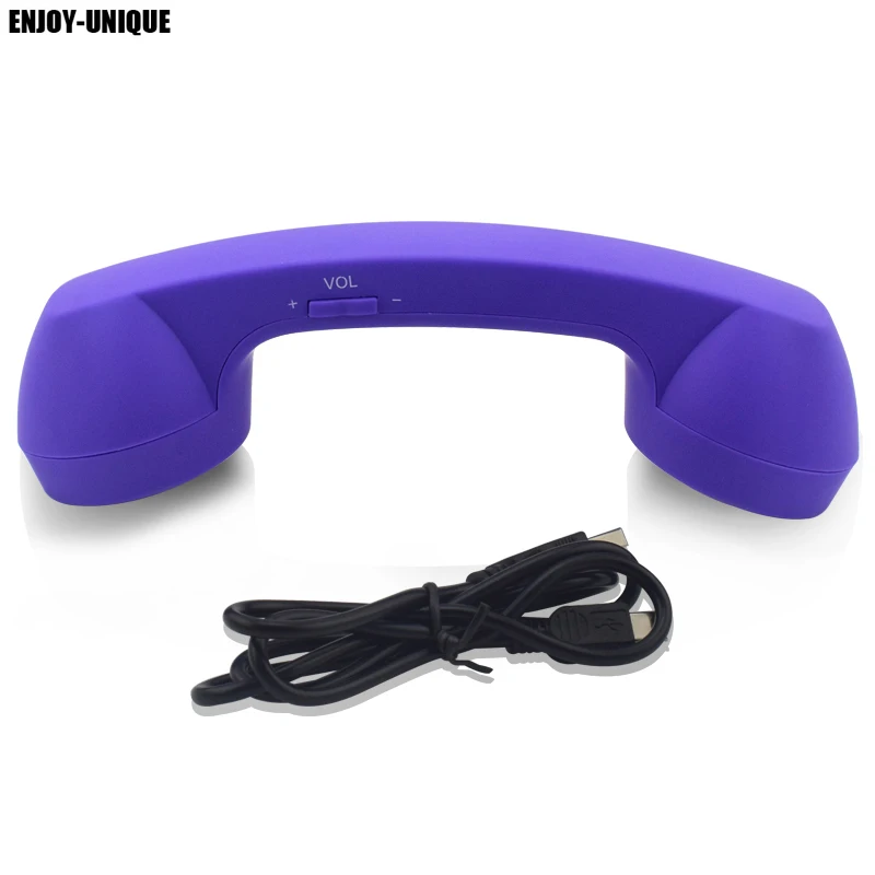 

Bluetooth Retro Phone Telephone Radiation-proof Receivers Cellphone Handset For iPhone 5 6 7 8 Classic Headphone MIC Microphone