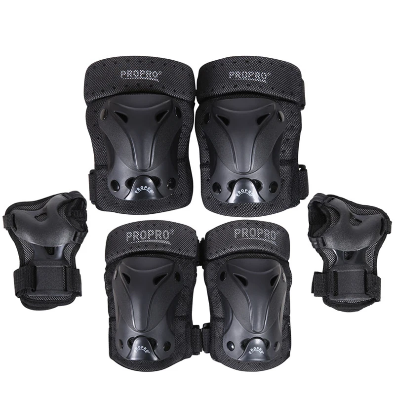 Set Ski Skating Protective Gear Set Elbow pads Bicycle Skateboard Ice Skate Roller Knee