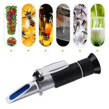 

Handheld Refractometer Alcohol Alcoholometer meter ATC Handheld Tool Hydrometer RZ116 concentration spirits tester wine