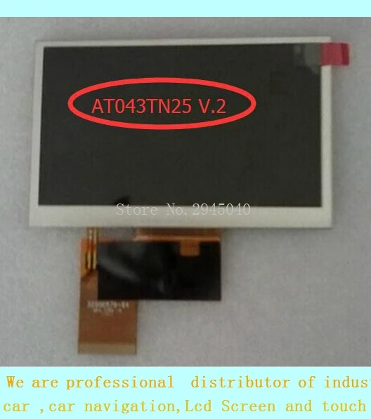 Free shipping The original 4.3 -inch AT043TN25 v. 2 GPS LCD display MCU | Электроника