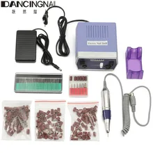 New Proferssional Salon Electric Nail Drill File Glazing Machine Manicure Pedicure Kit Set Nails Art Care Tools High Quality