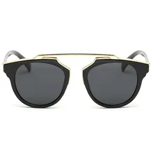 Hot brand new diseño 2016 summer vintage steampunk gafas de sol de gran tamaño gafas de sol para niños niños gafas de sol mujer z2