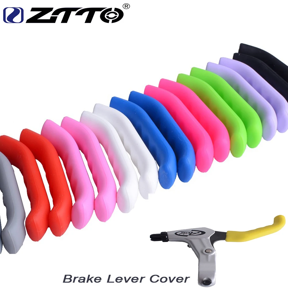 

ZTTO 1 Pair Bicycle Silicone Brake Handle Lever Cover protecto MTB Road Bike Protection Sleeve For Mi M365 Scooter Bicycle parts