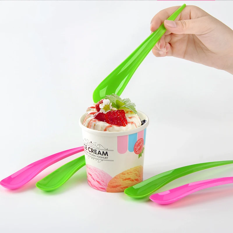 Buy Disposable Ice cream Spoons Child Food Grade PP