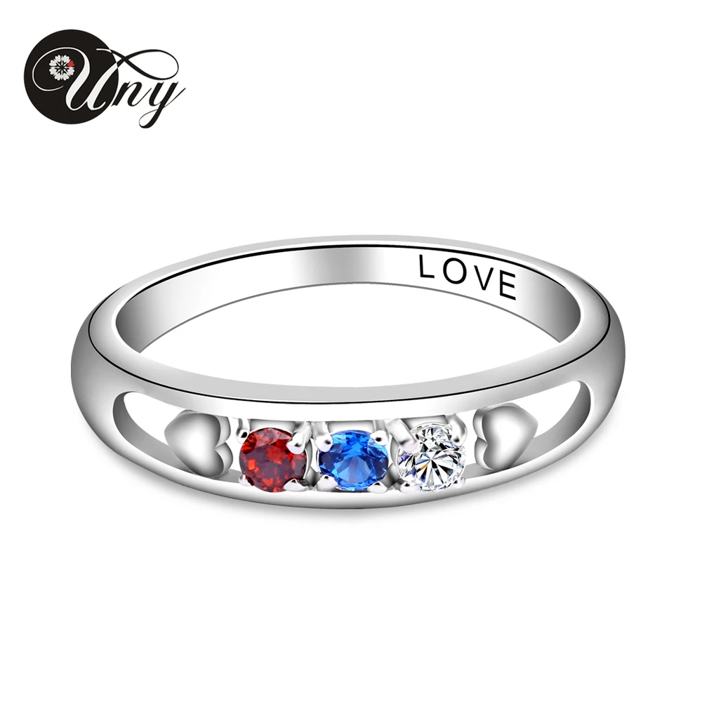 UNY Ring Fashion Jewelry wedding rings Custom Engrave Promise BFF Best