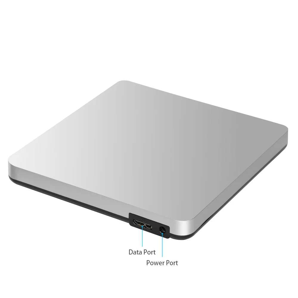  Slot in USB 3.0 12.7mm SATA Interface Laptop Notebook CD/DVD RW Burner ROM Drive External Case Encl