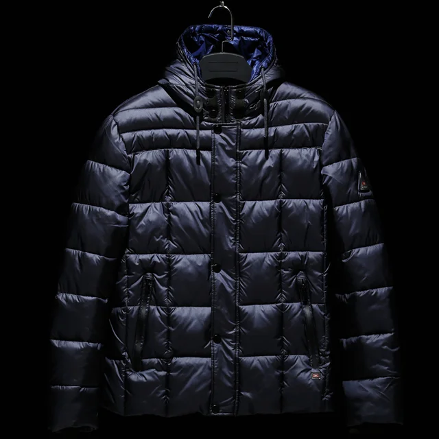 KAGU Brand New 2017 Winter Cotton Mans Thicken Zippers Down Jacket
