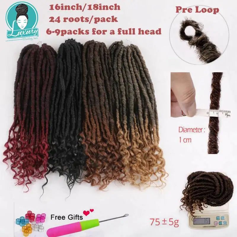 Ombre Goddess Faux Locs17