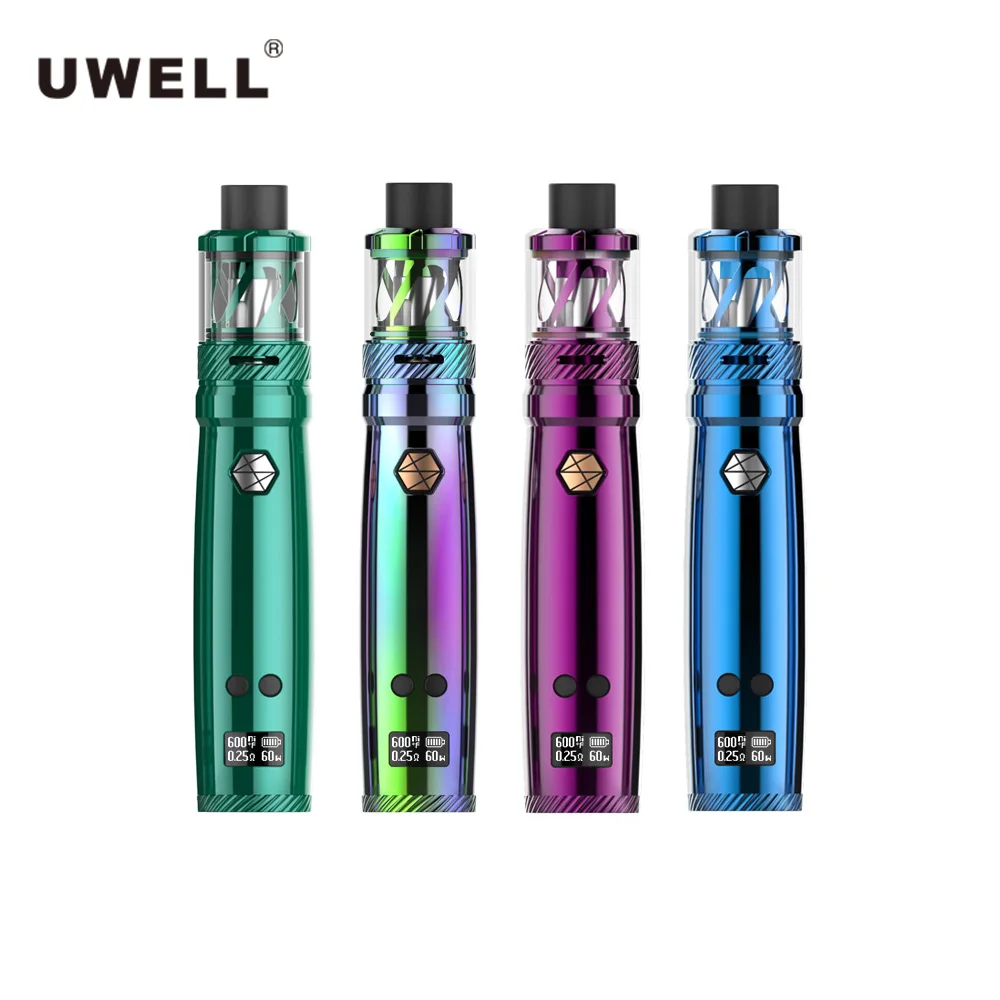 

Original Uwell Nunchaku Kit 5-80W 5ml Atomizer Electronic Cigarette Large clouds with 80W low wattage Vaporizer Vape Tank