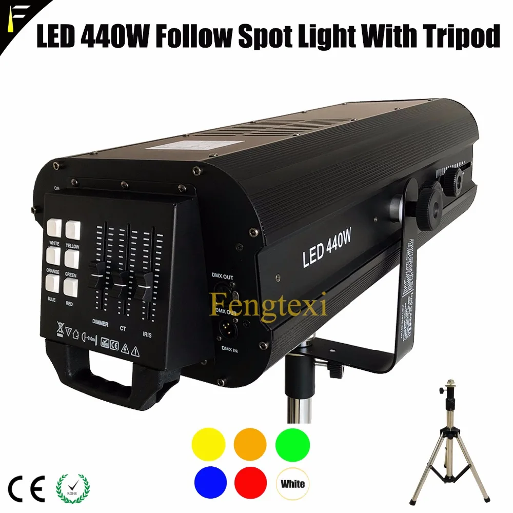 LED 440 Master DMX 512 Follow Spot With Dual Focus LED Followspot