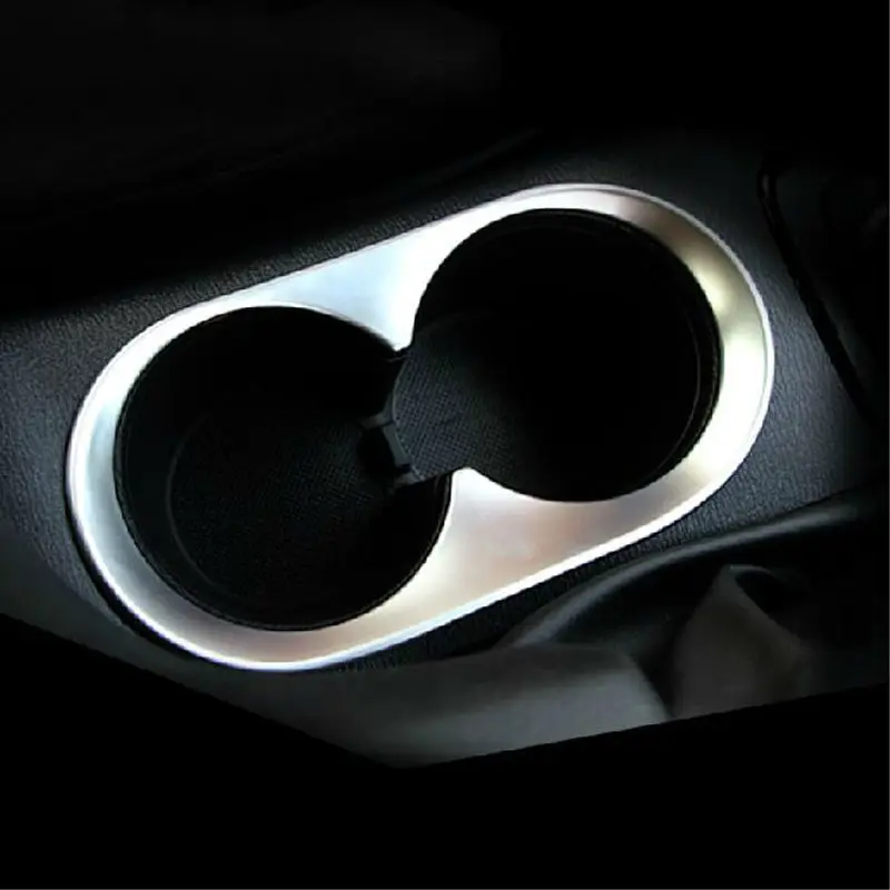 For Mazda3 Axela 2014 2015 2016 ABS Chrome Front Center Console Water Cup Holder Cover Frame Trim Car Accessories | Автомобили и