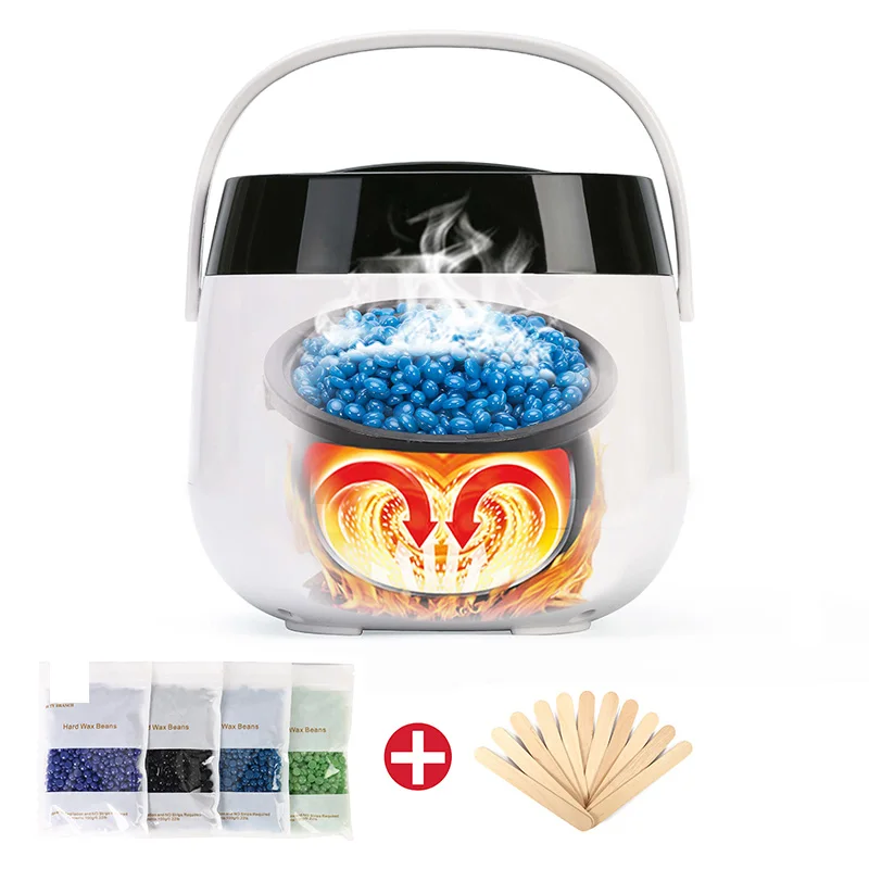 

Hair Removal Tool Smart Professional Warmer Wax Heater SPA Hands Feet Epilator Depilatory Skin Care Paraffin Wax Machine Kit