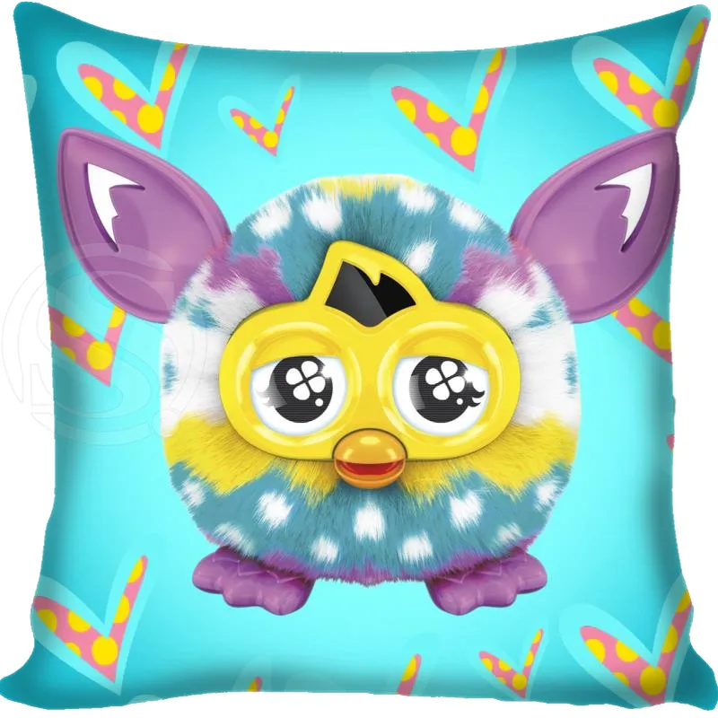 На заказ Furby квадратный чехол для подушки на заказ на молнии для спальни домашний чехол для подушки 1 шт. на заказ 40x40 см - Цвет: 13