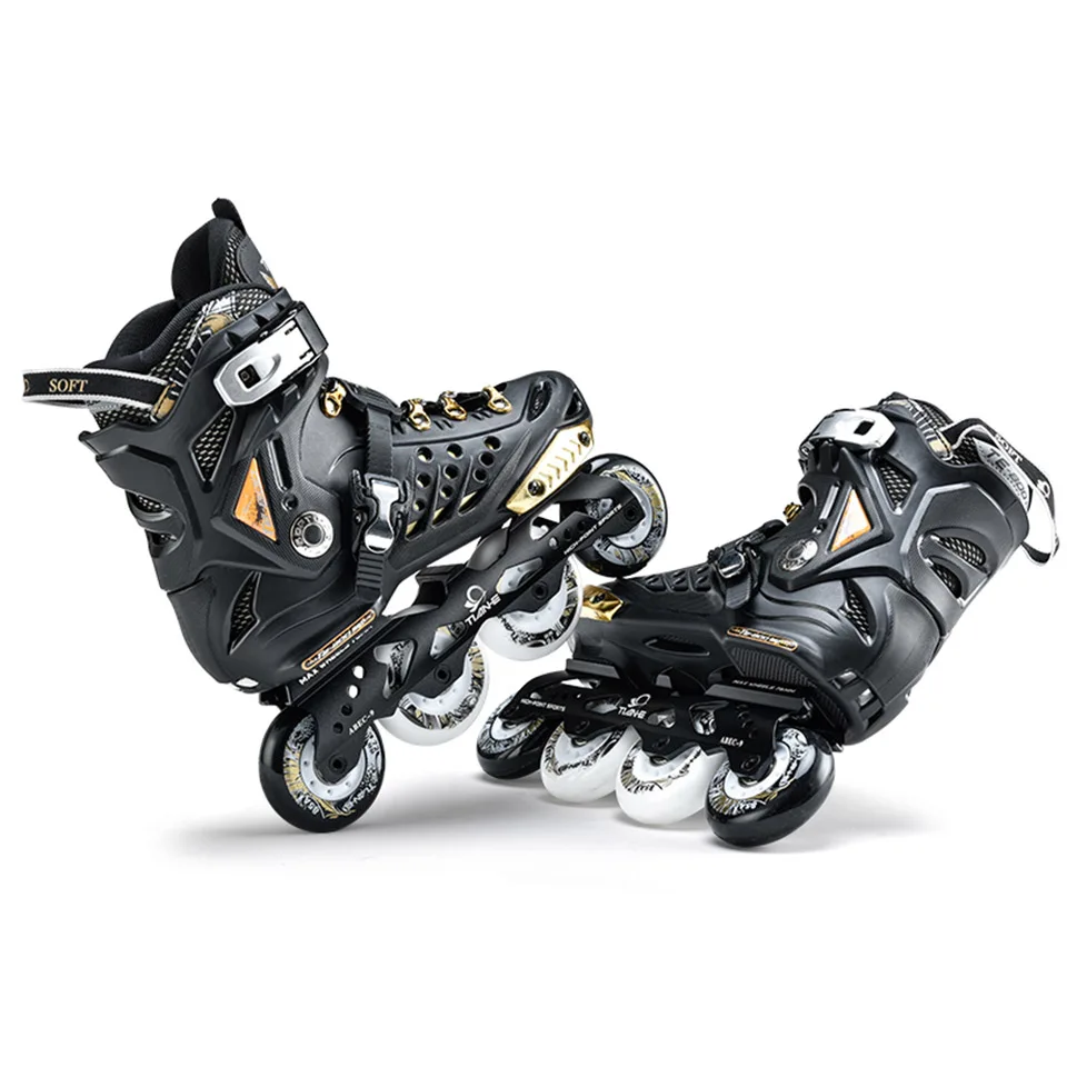 Japy تزلج كركديه RS6 حذاء تزلج بعجلات المهنية سباق التعرج حذاء تزلج بعجلات الأسطوانة شحن أحذية التزلج انزلاق Patines