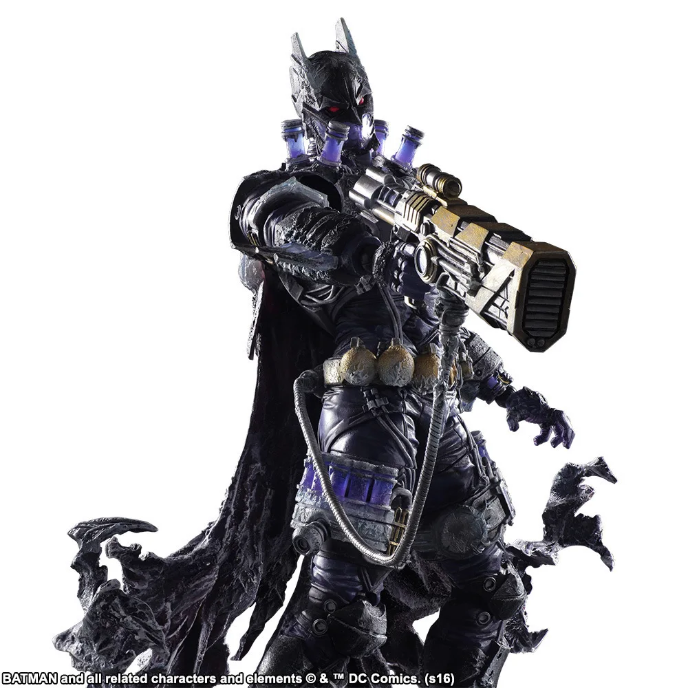  Play Arts Kai DC Comics Batman Rogues Gallery Mister Freeze Painted PVC Action Figures Collectible 