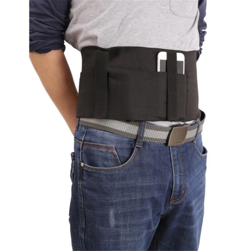 

Right/Left Hand Universal Tactical Abdominal Band Holster Elastic Military Waist Belt Multifunctional Waist Support