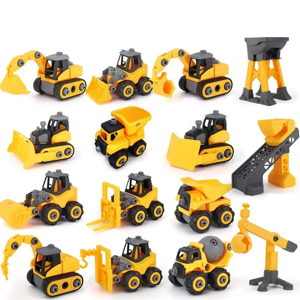 

Funny Car Toy Children Take Apart Construction Educational DIY Engineering Vehicle Toys Gifts for Kids