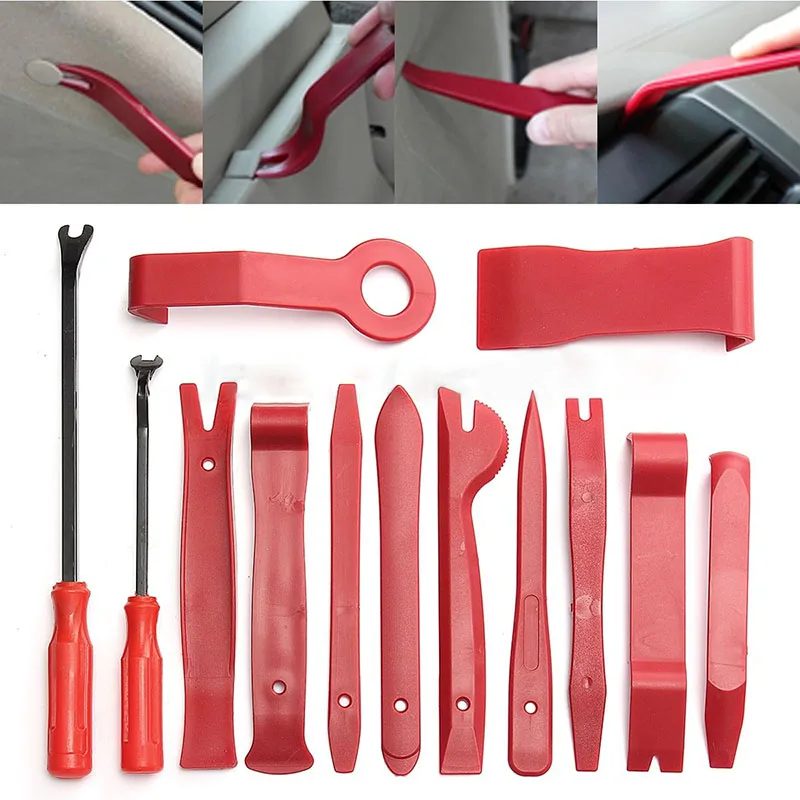 

13pcs/Set Car Door Dash Audio Radio Panel Trim Install Open Removal Pry Tool Kit