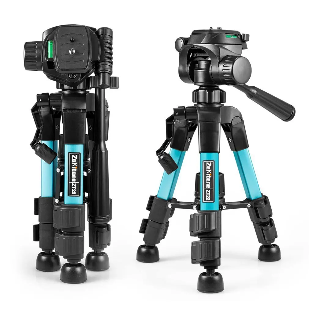 

ZT22 Tripod Height Adjustable 360 Degree Rotating Bracket Lightweight Mini Tripod Durable Bracket SLR Camera/video Recorder, Etc