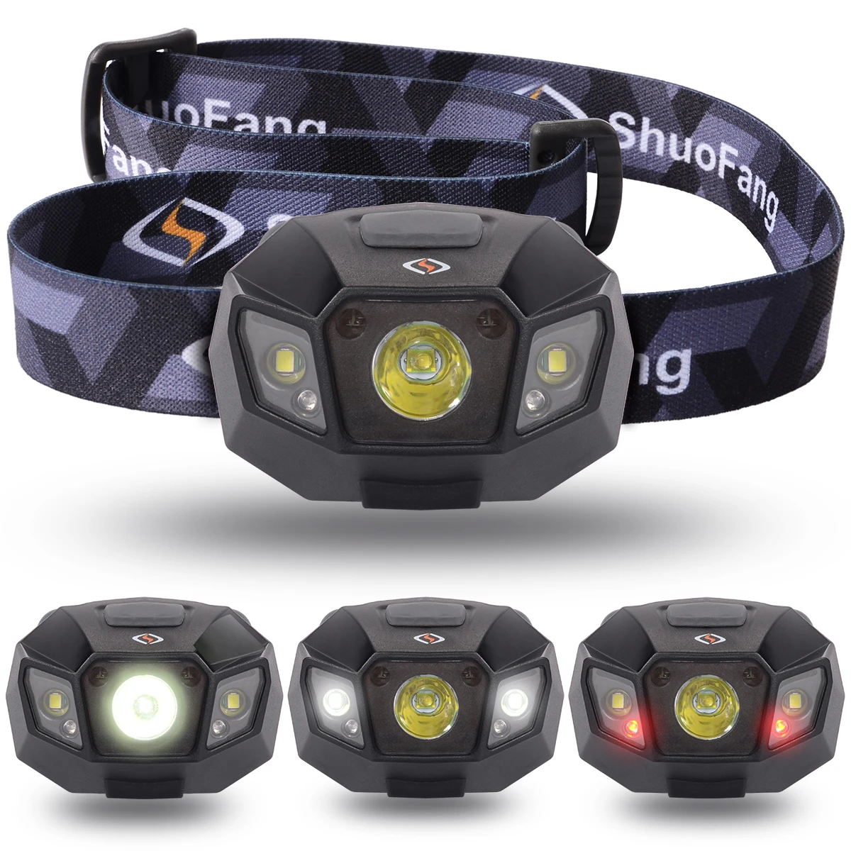 

Ultra-bright  LED Headlamp Headlight Flashlight Lamp Light Torch 120Lm 80 meter for Camping Hunting Fishing LD413