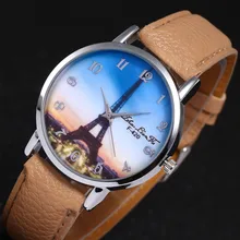 Reloj de pulsera sencillo Vintage de Paris con diseño de Torre Eiffel para mujer, de cuarzo, informal, para estudiantes y chicas, modelo dropshipping 2019