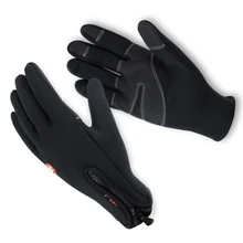 Перчатки для спорта на открытом воздухе, совместимы с сенсорным экраном, теплые ветрозащитные велосипедные лыжные перчатки для катания на лыжах, велоспорта зима L